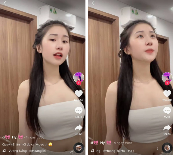 The famous clip attracted tens of millions of views on TikTok