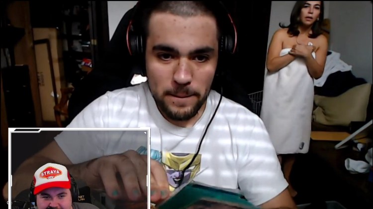 However, this guy hadn't even shown his first card when the incident occurred