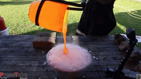 The process of conducting the experiment