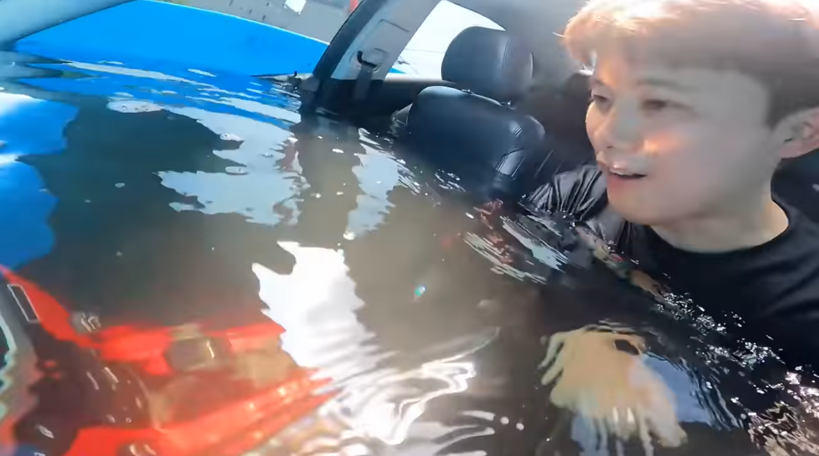 To prove whether the car door can be opened easily when submerged in water