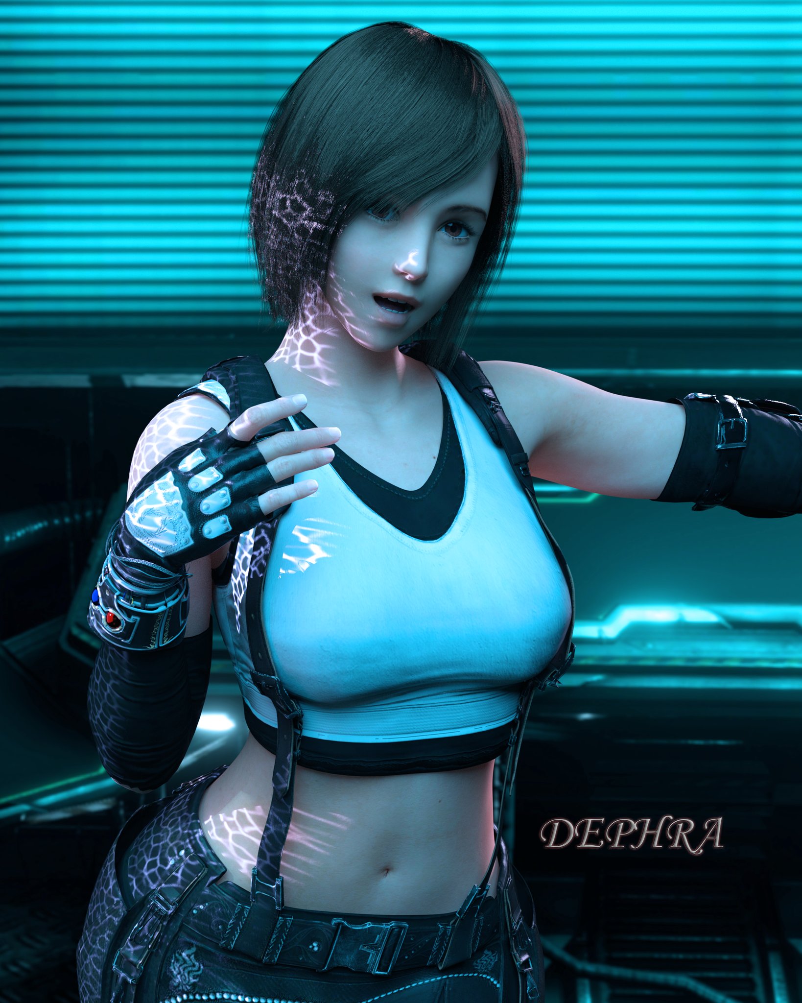 Tifa 'stunning' with short hair