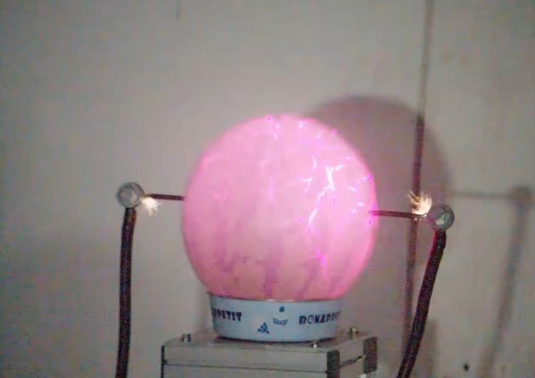 The watermelon changes color after being 'charged'