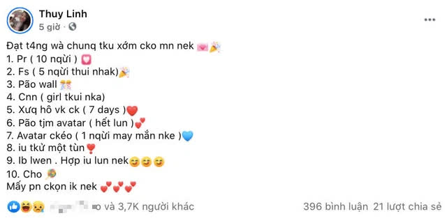 Thuỳ Linh's post.