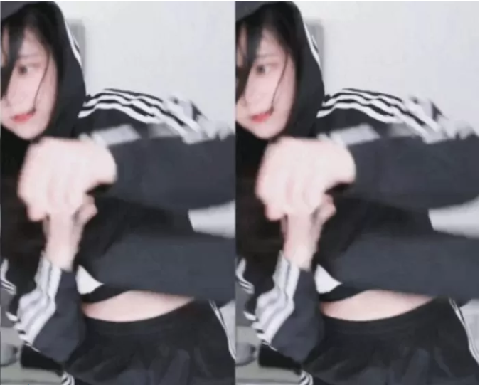 Images of her looking like a professional fighter are creating a buzz in the online community