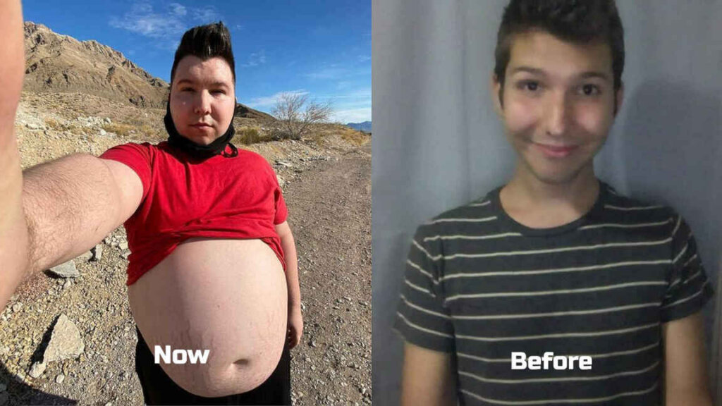 Before pursuing mukbang content, Nikocado was quite a handsome guy
