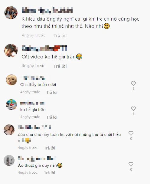 Many comments 'criticizing' argue that such videos are neither funny nor educational and question their purpose.