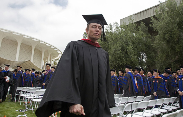 Criticizing college, Elon Musk pursued a doctoral degree before dropping out to start a business.