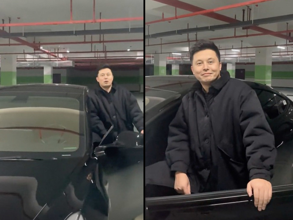 The man looks extremely similar to Elon Musk