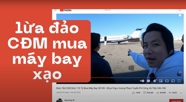 The whistleblower made a video accusing Khoa Pug and Vuong Pham of lying