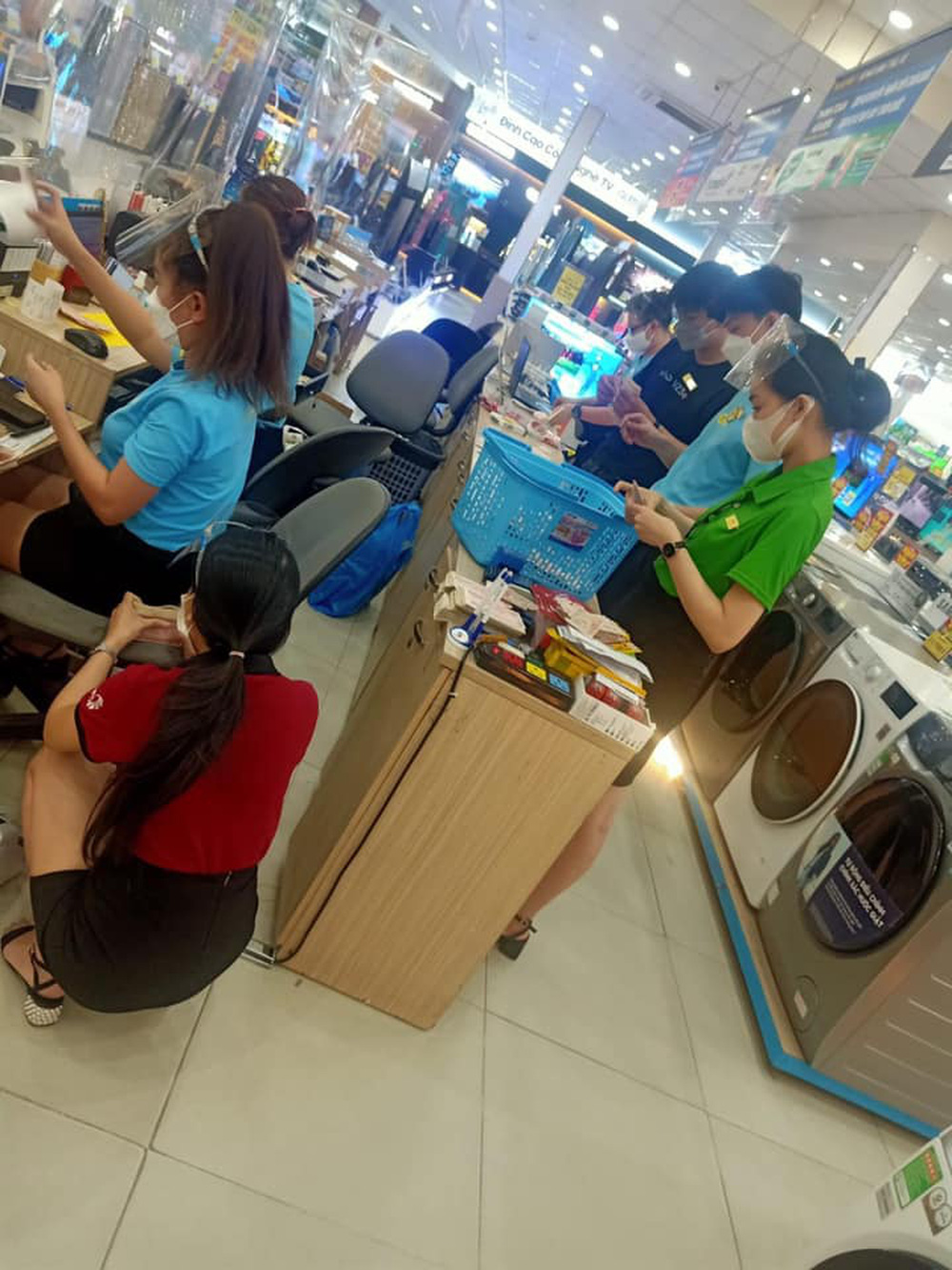 Store employees had to meticulously count all the bills, taking quite a bit of time