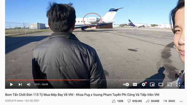 The aircraft that the duo 