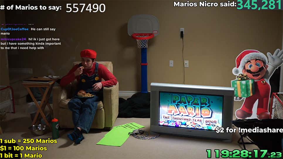 Nicro during the challenge