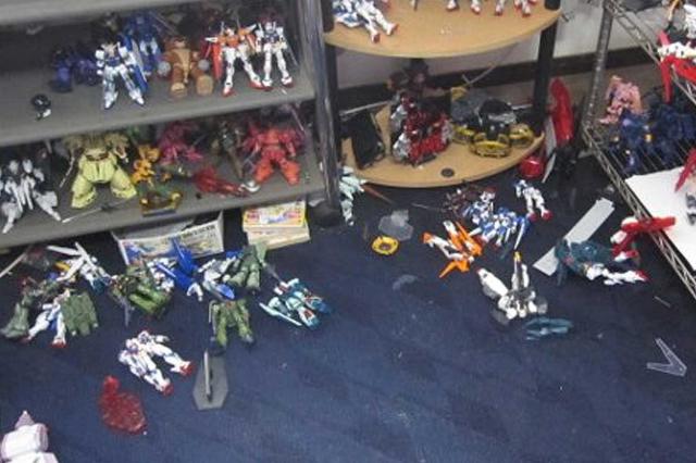 And what could be more heartbreaking than seeing a whole series of models destroyed without mercy