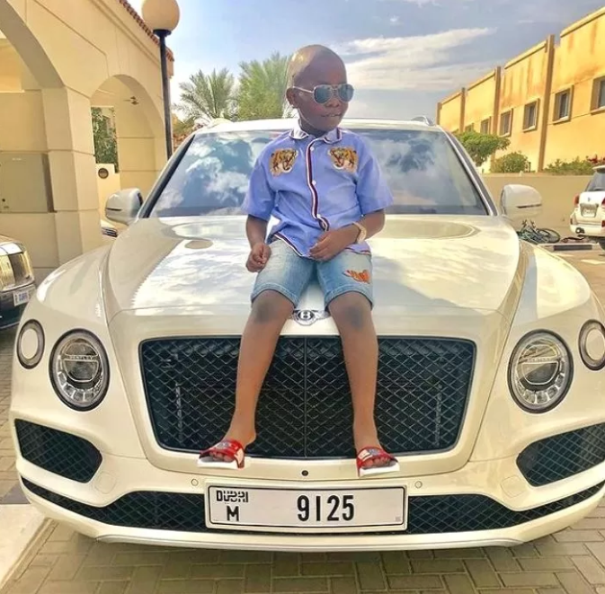 Some typical images showing the wealth of Mompha Jr