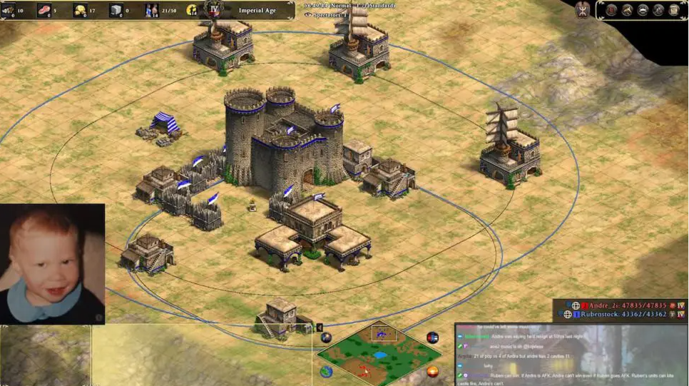 The record match of the two gamers