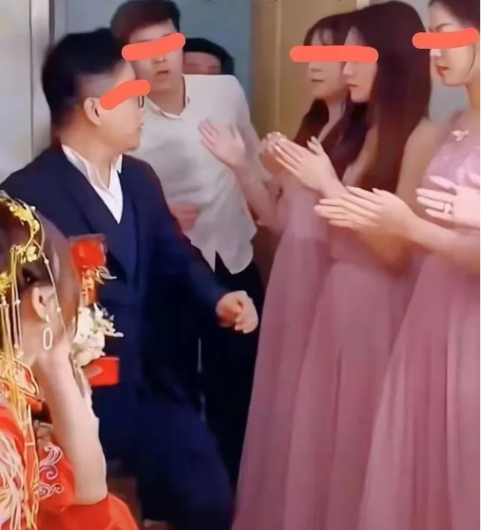 He was even somewhat startled by this scene