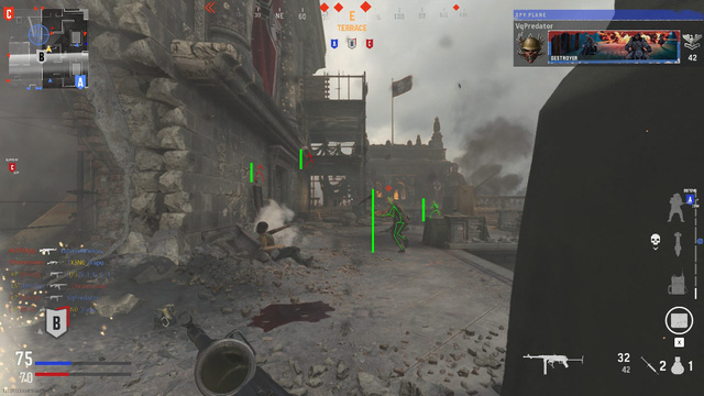 A Call of Duty player accidentally revealed that they were using hacks during a match