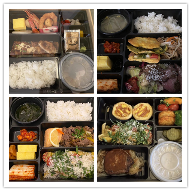 An image of a typical meal for players participating in MSI