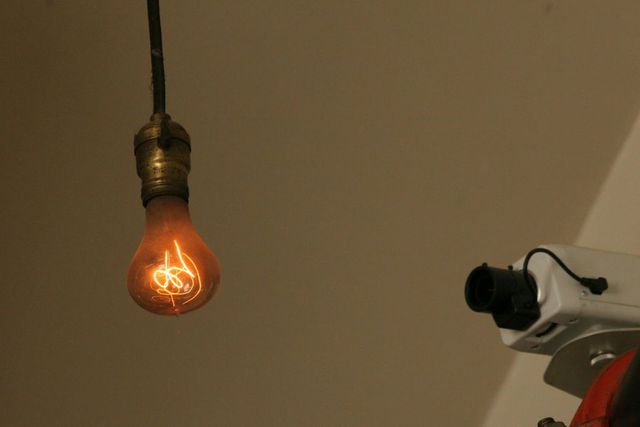 There is always a camera next to the Shelby bulb to ensure it operates continuously