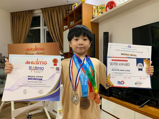 Impressive achievements of 10-year-old Nam Long