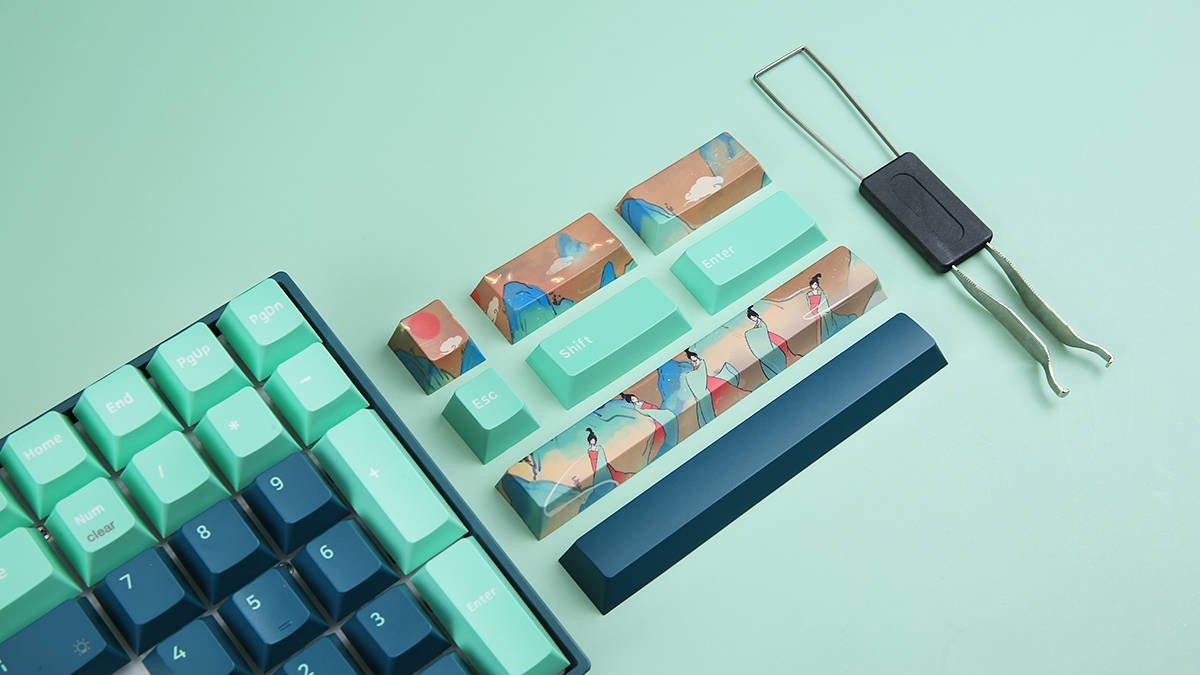 Newmen GM1000 Spring Mechanical Keyboard: A Beautifully Detailed Scenic Design 1 photo 1 16585902655856770242