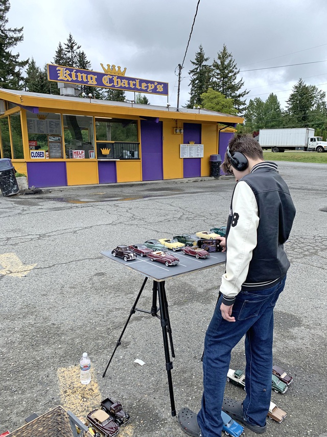 Anthony setting up a shot - Photo: anthonyryanschmidt.com