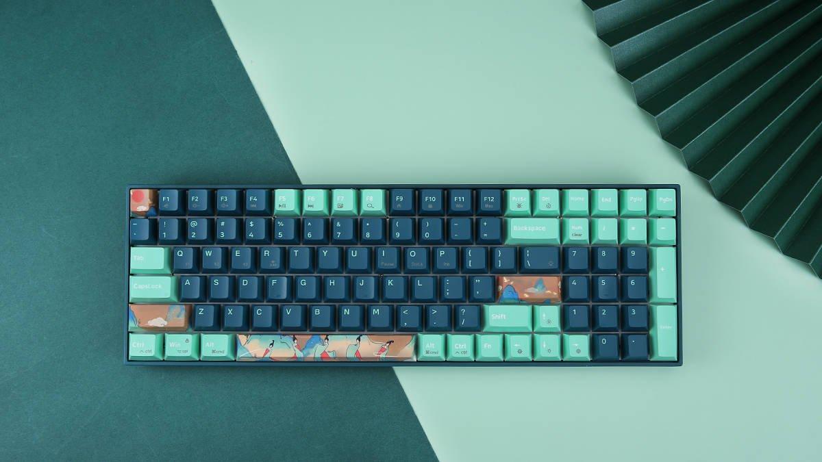 Newmen GM1000 Spring Mechanical Keyboard: A Beautifully Detailed Scenic Design 4 photo 3 16585902705721566043