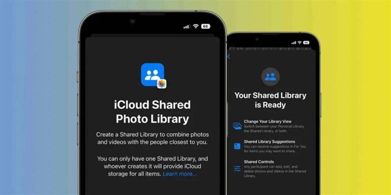The image sharing library feature on iCloud has been improved with the new iOS version (Photo: 9to5mac)