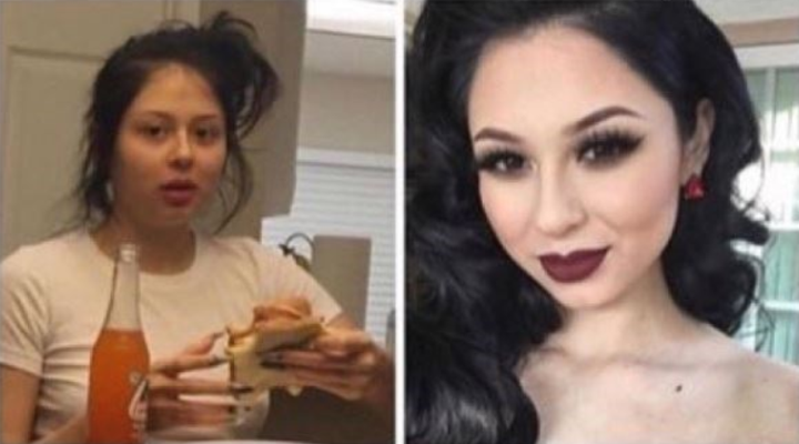 The difference between being at home and going out with a crush.