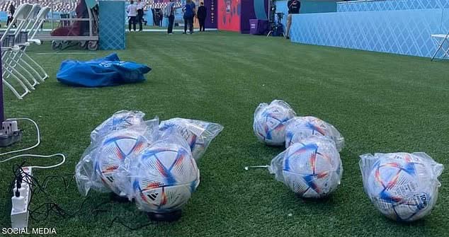 The Al Rihla ball must be placed on a special charging base to charge the battery