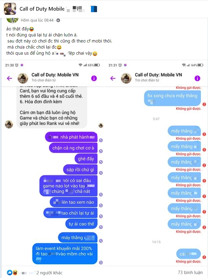 Publisher's Frustration and Regret Over Money Spent, Player Takes 'Extreme' Action and is Swiftly Dealt With by VNG 1 base64 16794773195131856391304 1679481150461 1679481150719164142259