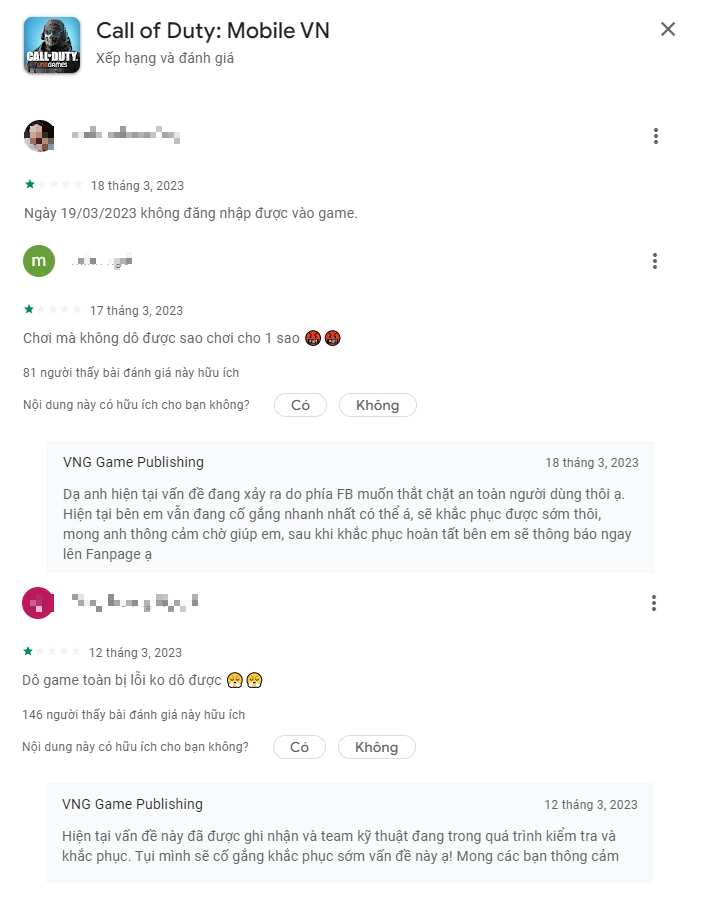VNG’s Blockbuster Faces Challenges on Google Play, Players Should Stay Calm 4 Waiting for the publisher to resolve the issue is the best way at this moment