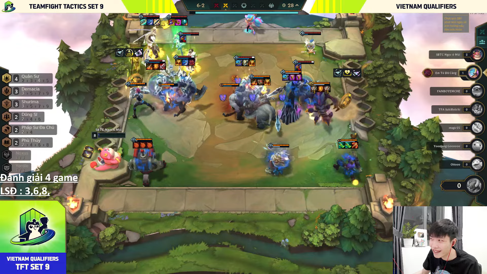 Em Chè of TFT Eliminated Early from APAC Tournament, Fans Immediately Recall the "Tribute" Incident 4 The close friends C and T quickly called each other to check in live on stream