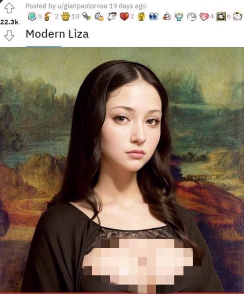 "Wide-Eyed and O-Mouthed" Marvel at the Flawlessly Realistic AI-Generated Masterpieces! 5 AI-generated Mona Lisa attracts high engagement.