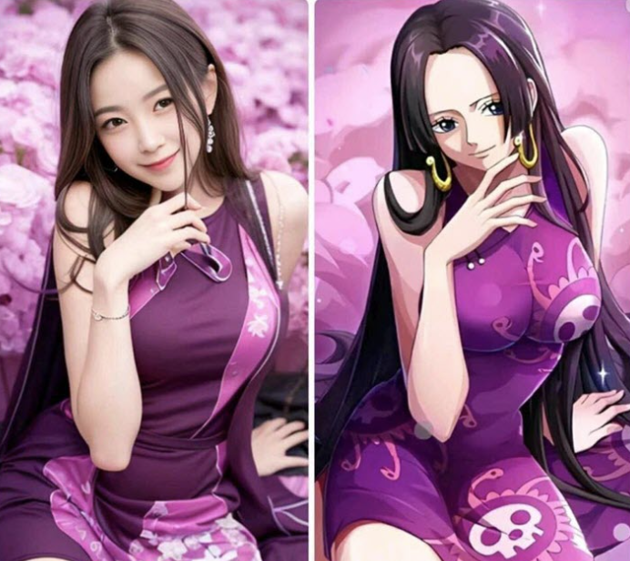 "Wide-Eyed and O-Mouthed" Marvel at the Flawlessly Realistic AI-Generated Masterpieces! 1 The characters from One Piece are beloved by fans, including beautiful 'damsels' that appear.