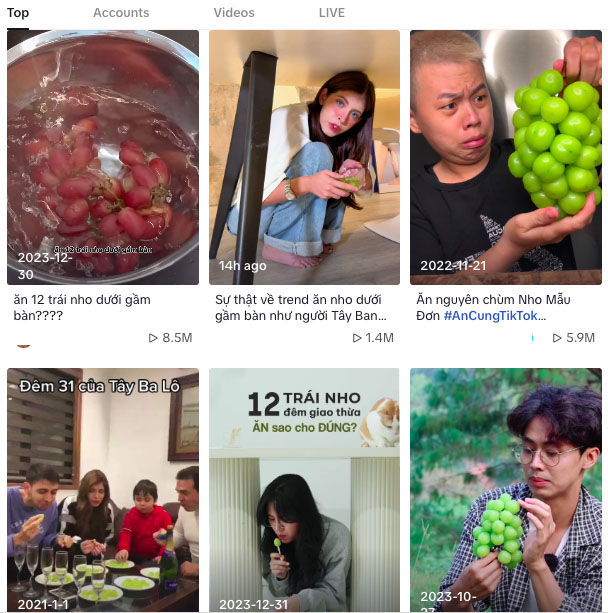 Decoding the New Year's Trend: Eating Grapes Under the Table, Tying Ribbons on Food - What's the Excitement? 1 a 1104 1704257126166 1704257127462558022150