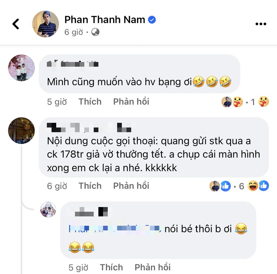 Streamer Nam Blue Sparks Buzz by Offering Nearly 200 Million VND as Tet Bonus to Student? 6 edit photo 1706182112895 1706182221294977329695