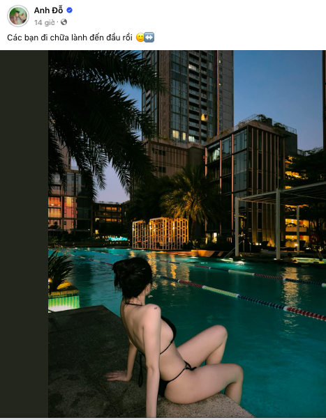 Hot girl Trâm Anh flaunts her vibrant "soul" through a stunning side profile 2 Trâm Anh's figure captures the spotlight.