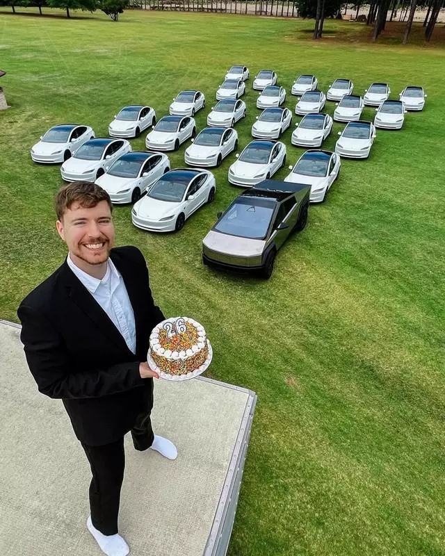With Wealth Galore, Two Famous YouTubers Create Content: One Gives Away a Tesla, the Other Critiques Life on Earth 1 photo 1715327268649 17153272690451296366082