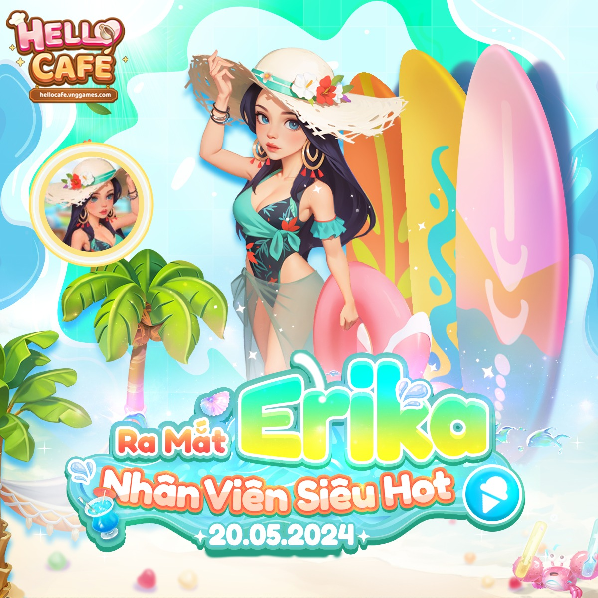 HELLO CAFÉ - Shake Up Your Summer with the Phu Quoc Say Hi! Event! 3 Own the hot girl Erika at a special price.