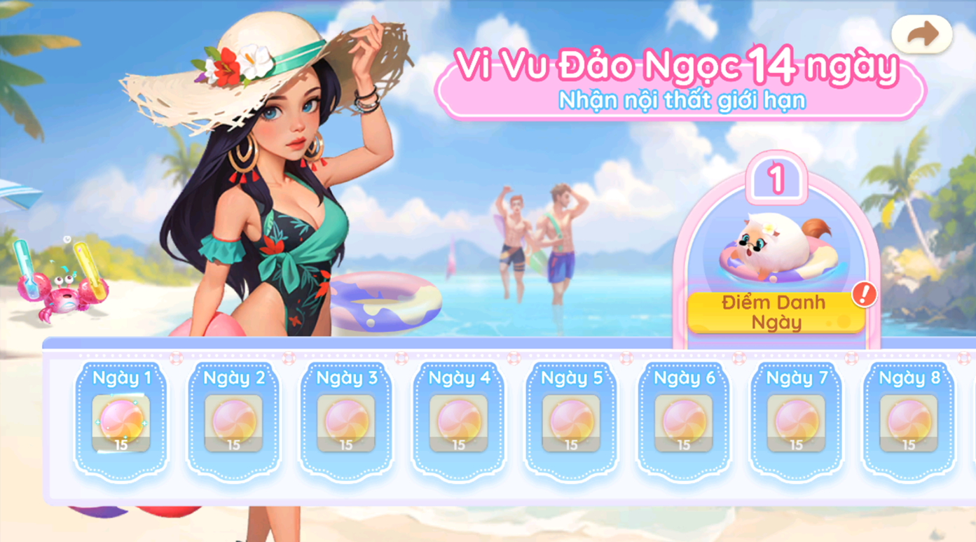 HELLO CAFÉ - Shake Up Your Summer with the Phu Quoc Say Hi! Event! 4 Daily check-in to receive countless rewards with 'Light Marking'