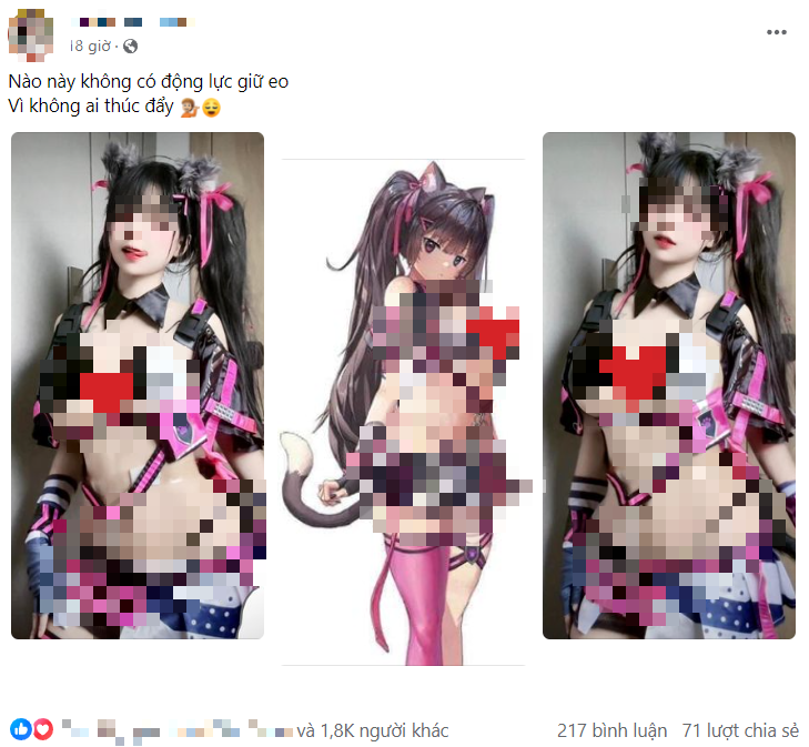 Check out the cosplay photos of a female streamer, fans lament "too much pressure" 2 base64 1724244396104801951231