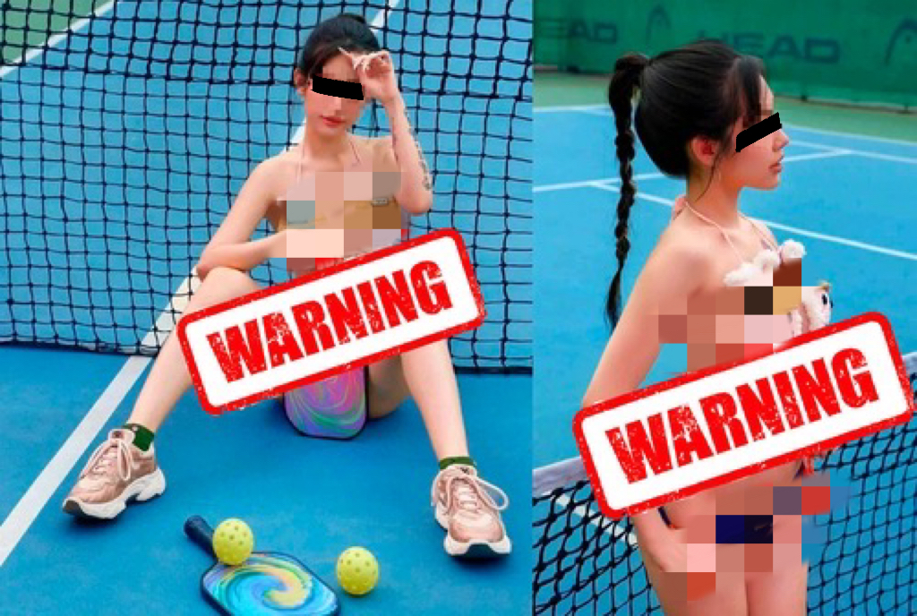 Deliberately Wearing a Bikini, Provocative Posing on the Pickleball Court, Does This Beauty Challenge Public Opinion? 2 img1802 1724837813157816991594