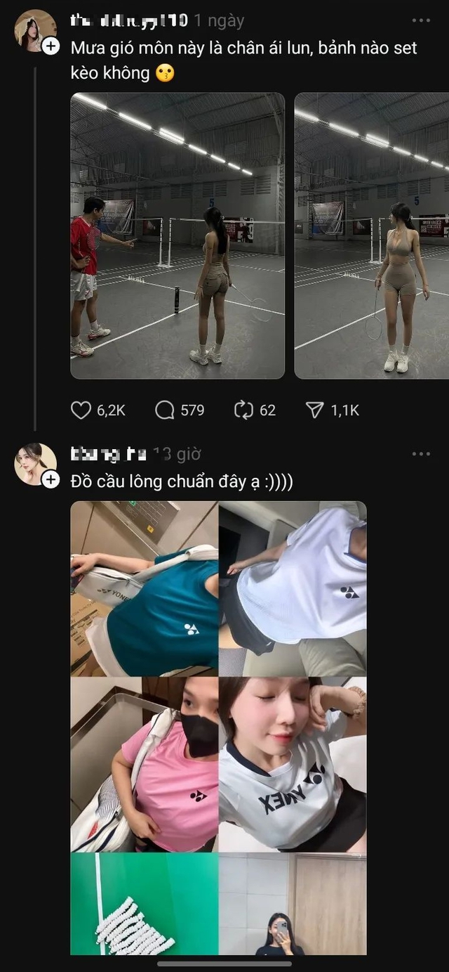Beautiful girl in tight outfit reveals sensitive points, causing controversy on the training court?- Image 2.