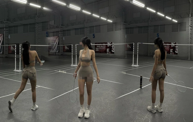 Outfit Exposing Up to 75%, Girl Sparks Drama with Badminton Attire 5 photo 1726649235902 17266492360682102397653