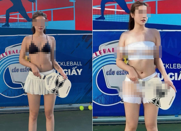 Important Details Behind the Drama of the "Girl in Lingerie Playing Pickleball": Hidden Consequences from a "Too Far" Prank 2 Edited image aimed at defaming the owner.