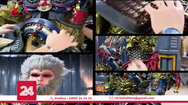VTV Reporter Transforms into Black Myth: Wukong Character with a Million-Dollar Armor - Image 1.