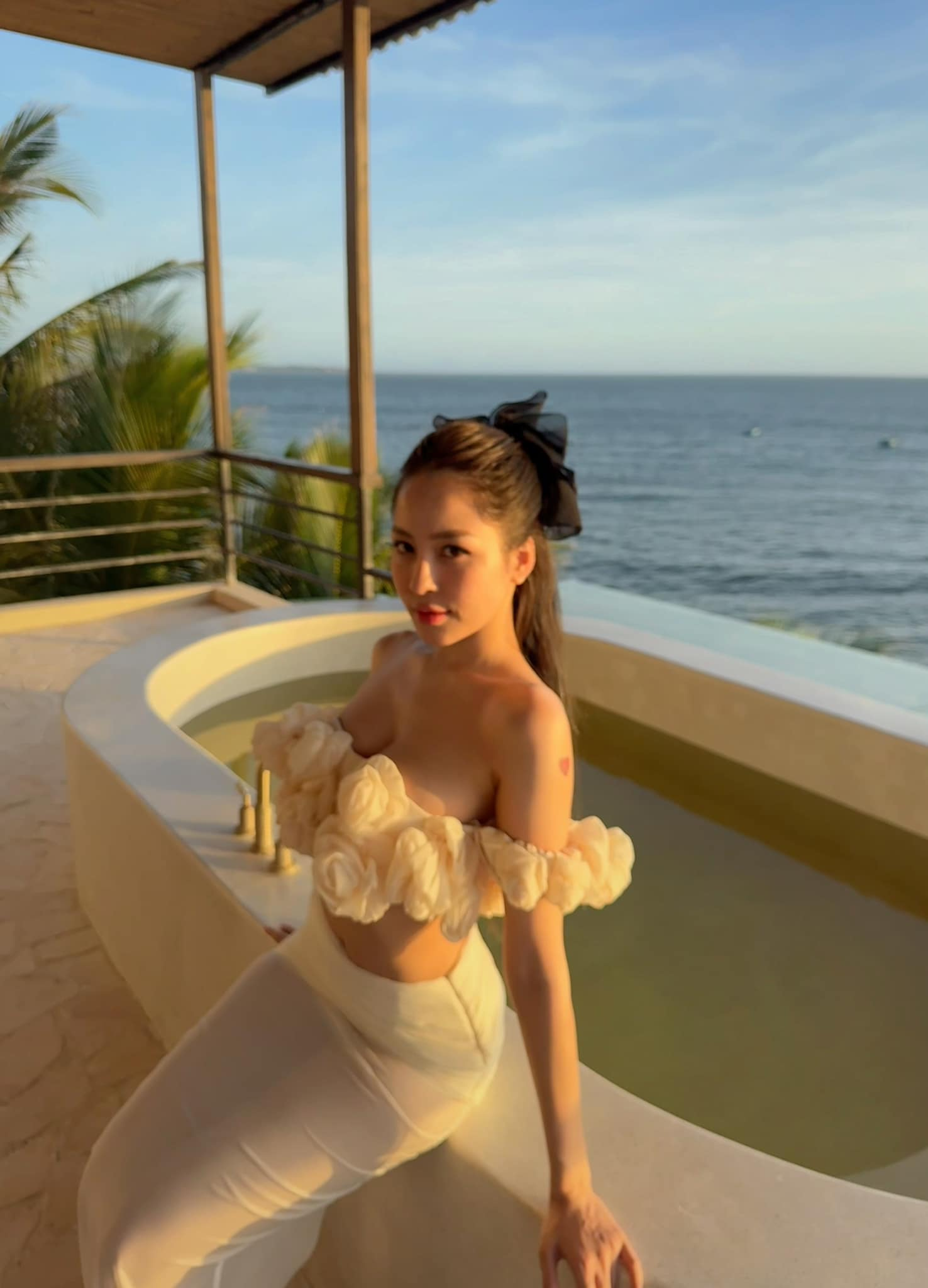 Trâm Anh Shows Off Her Hot Figure in a Daring Outfit, Only Says One Word When Urged to Marry 3 photo 1732244770846 17322447710611623743731