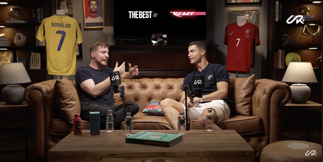 Just One Sentence, MrBeast Leaves Ronaldo 