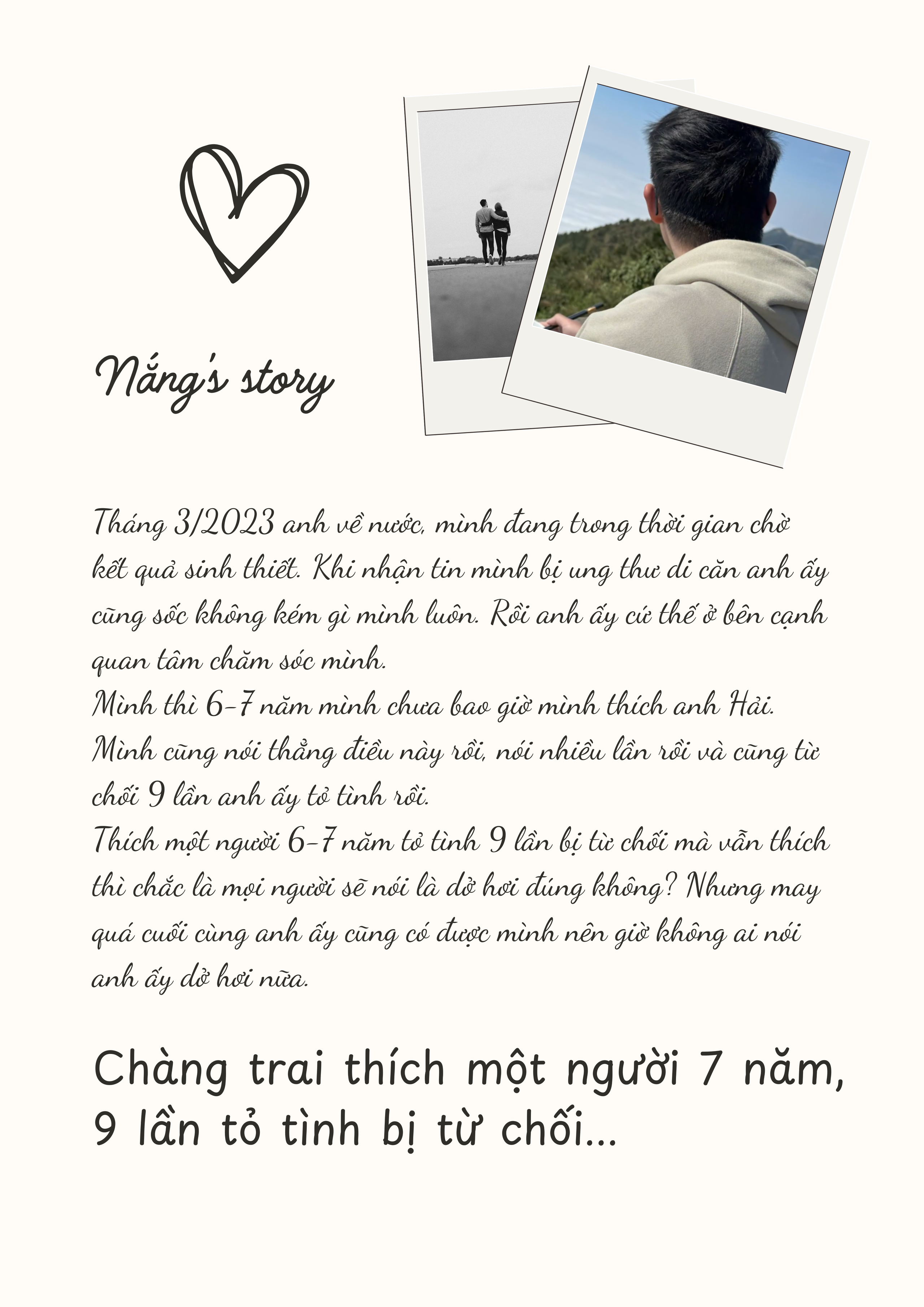 Female streamer diagnosed with cancer twice shares about her partner, one crucial phrase made her girlfriend "fall head over heels" 4 black white simple cute photo frame valentine love letter 1 17338252778711745414619